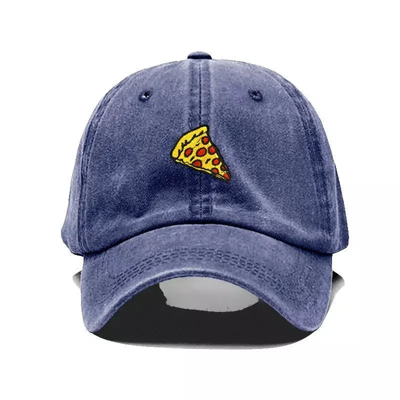 Pizza Men's Washed Cotton Baseball Cap – view 9