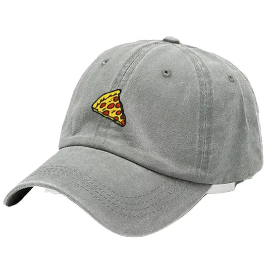 Pizza Men's Washed Cotton Baseball Cap – view 1