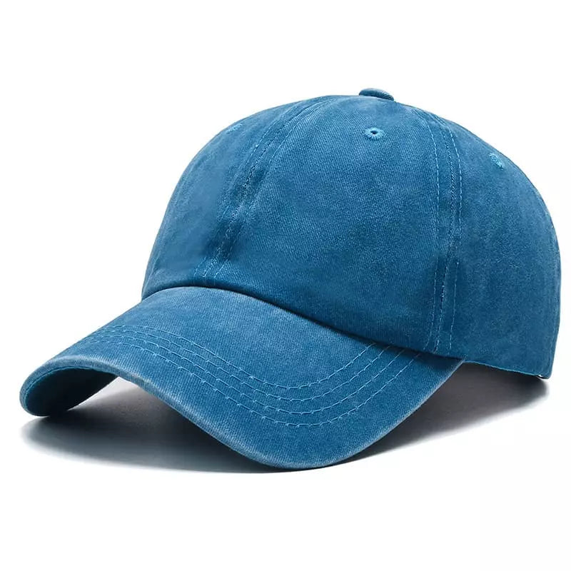 Men's Plain Washed Organic Cotton Baseball Cap – view 3