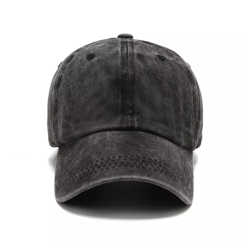 Men's Plain Washed Organic Cotton Baseball Cap – view 14