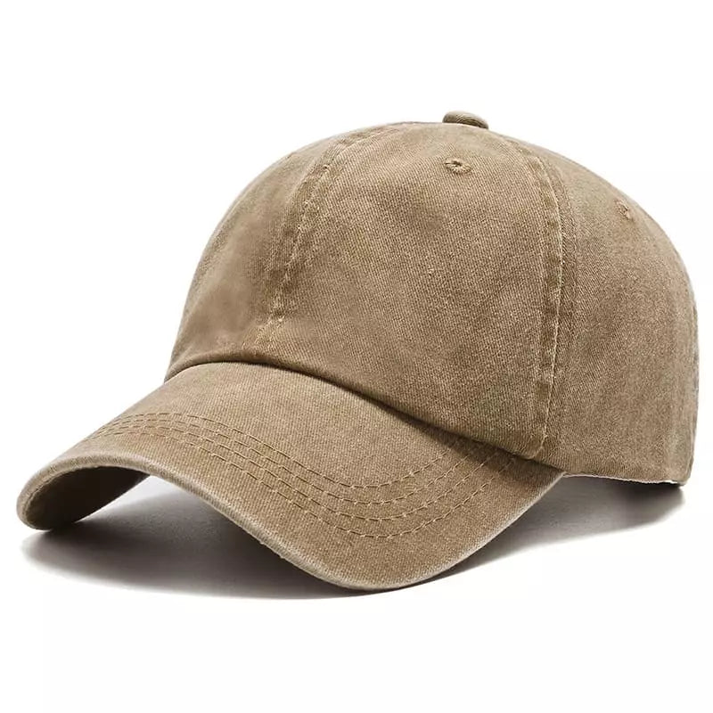 Men's Plain Washed Organic Cotton Baseball Cap – view 7