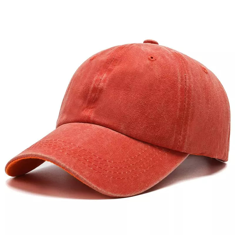 Men's Plain Washed Organic Cotton Baseball Cap – view 9
