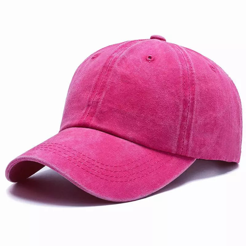 Men's Plain Washed Organic Cotton Baseball Cap – view 10