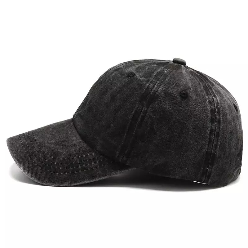 Men's Plain Washed Organic Cotton Baseball Cap – view 13