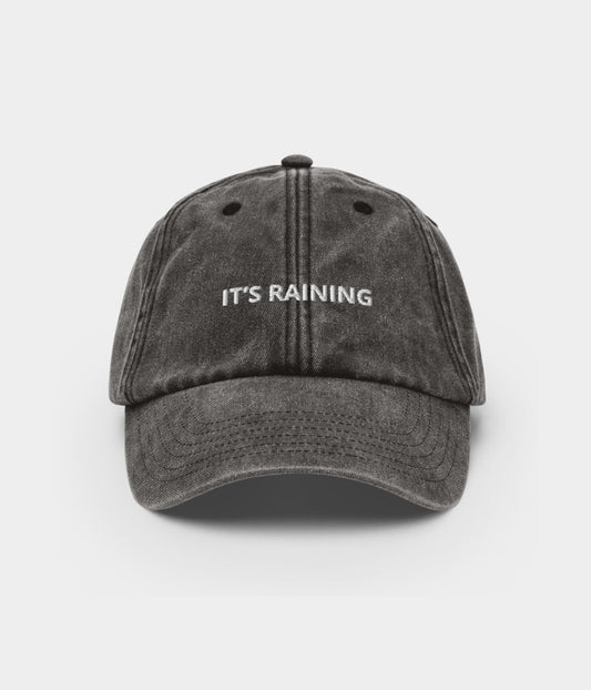Raining Men's Embroidered Washed Cotton Baseball Cap – view 1