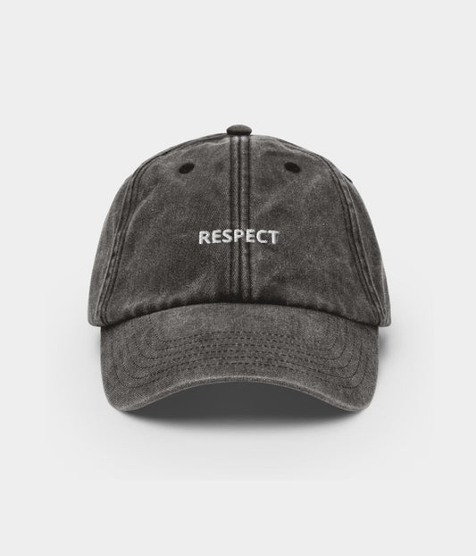 Respect Men's Embroidered Washed Cotton Baseball Cap – view 1