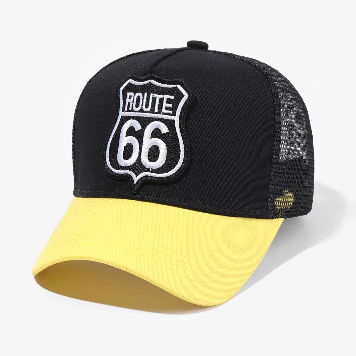 Route 66 Men's Cotton Trucker Baseball Cap – view 4