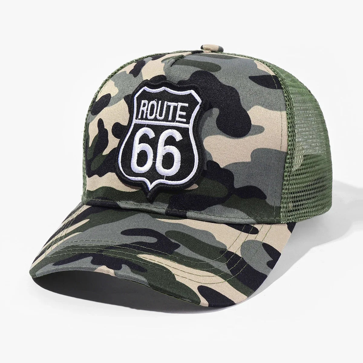 Route 66 Men's Cotton Trucker Baseball Cap – view 3