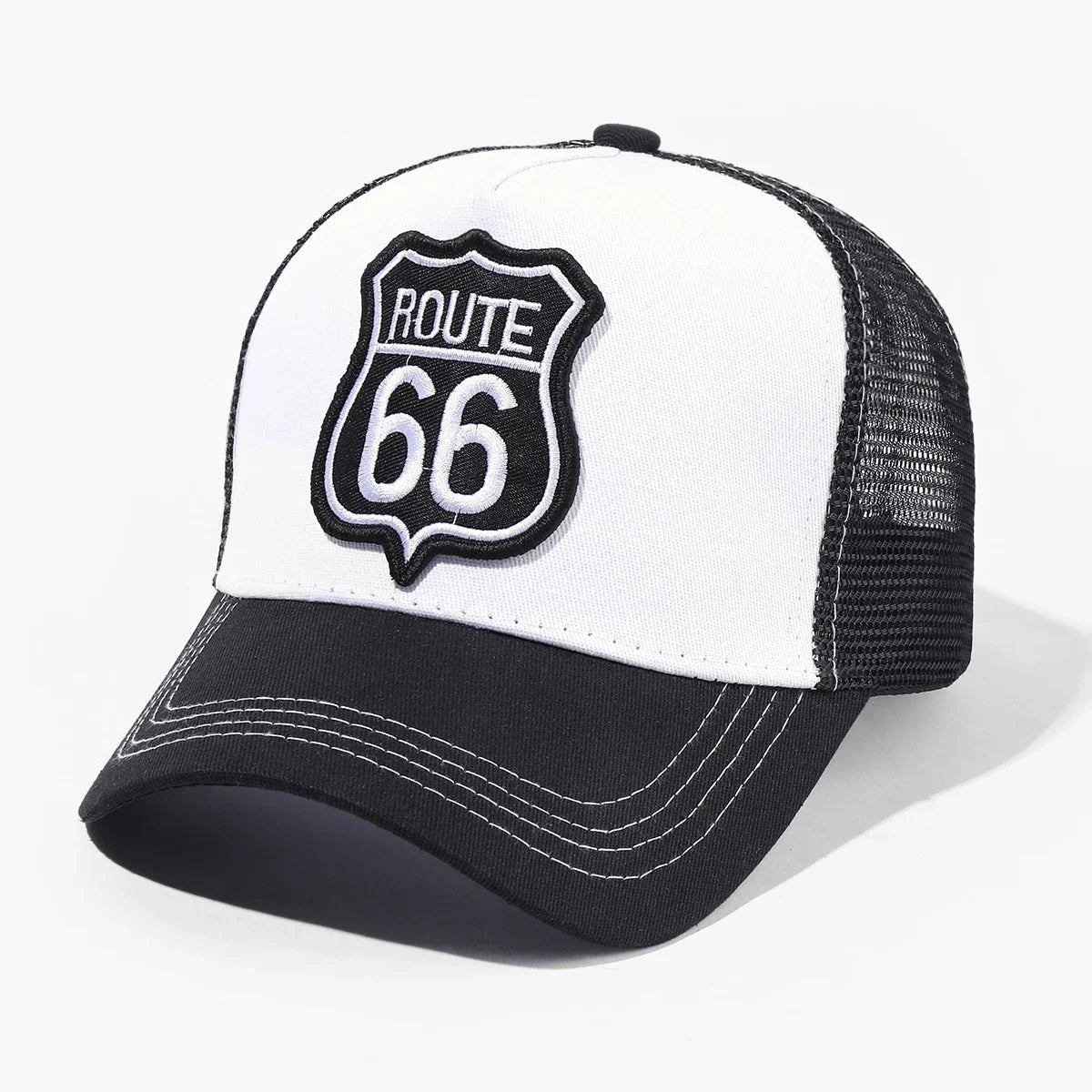 Route 66 Men's Cotton Trucker Baseball Cap – view 7