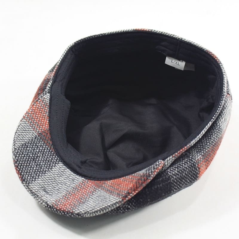 Ragdale Men's Tartan Wool Newsboy Cap – view 6