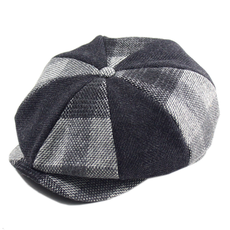 Ragdale Men's Tartan Wool Newsboy Cap – view 1