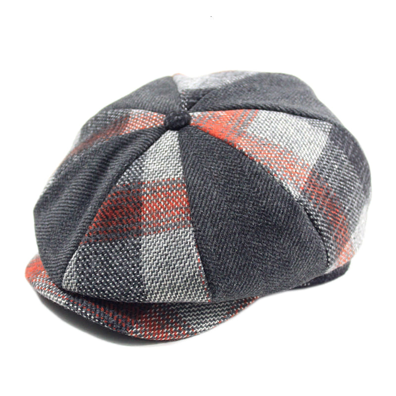 Ragdale Men's Tartan Wool Newsboy Cap – view 3