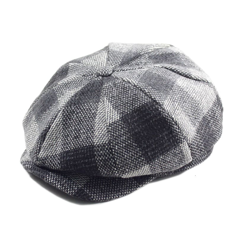 Ragdale Men's Tartan Wool Newsboy Cap – view 2