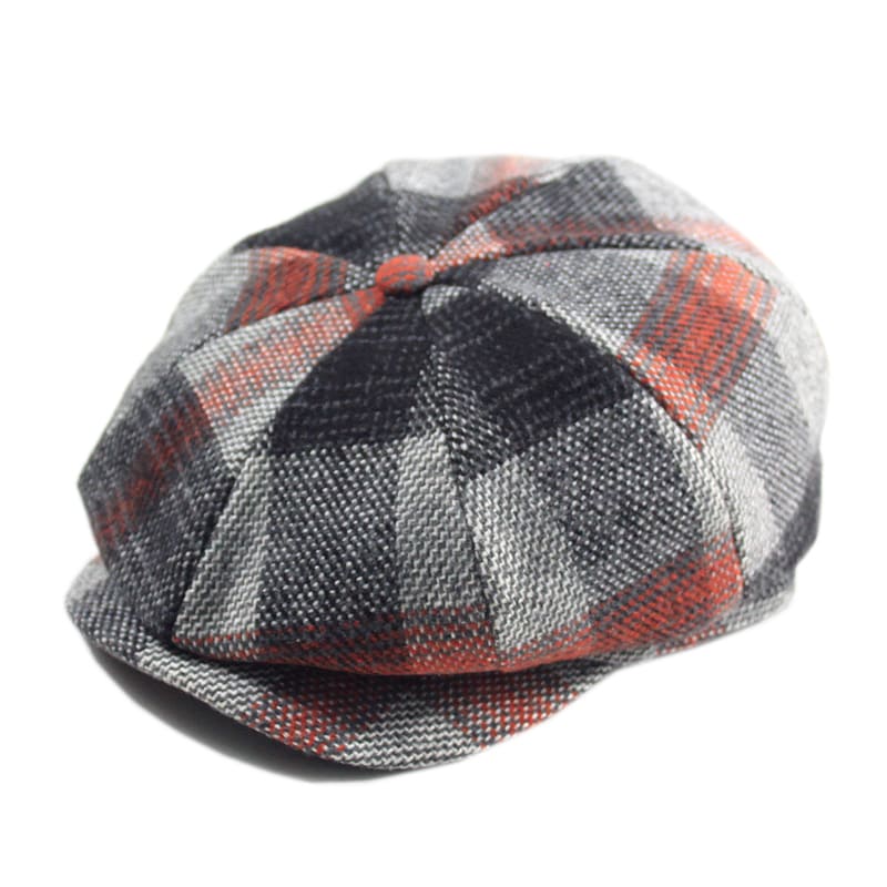 Ragdale Men's Tartan Wool Newsboy Cap – view 4