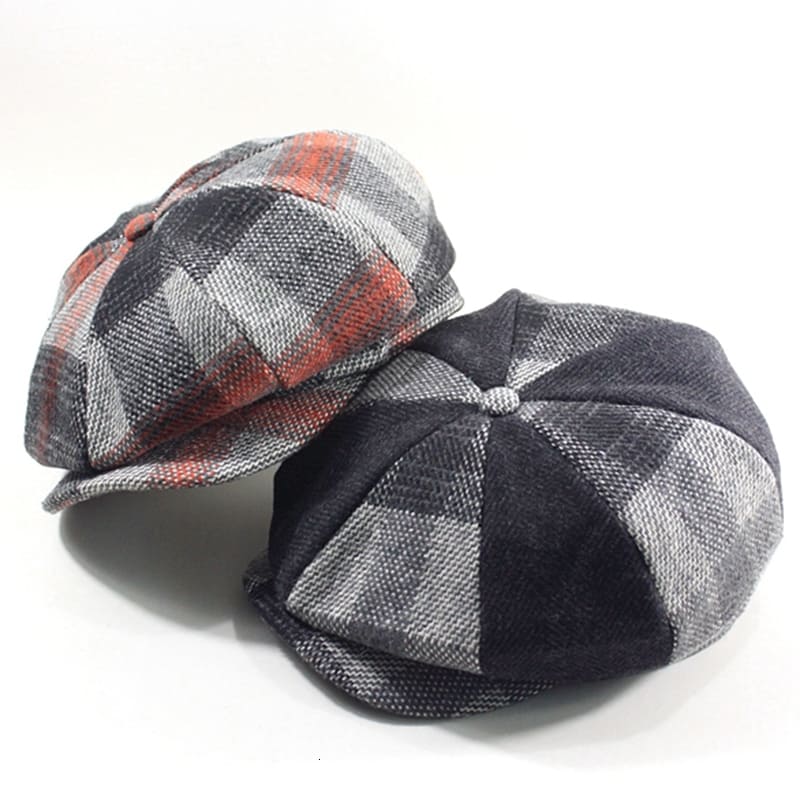 Ragdale Men's Tartan Wool Newsboy Cap – view 5