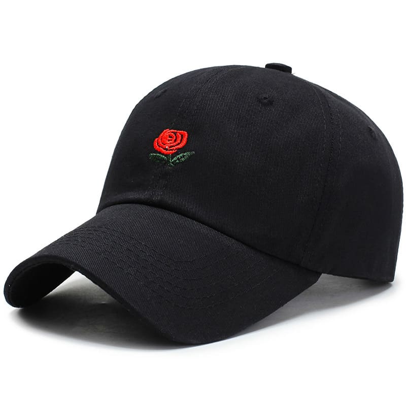 Red Rose Men's Cotton Baseball Cap – view 1