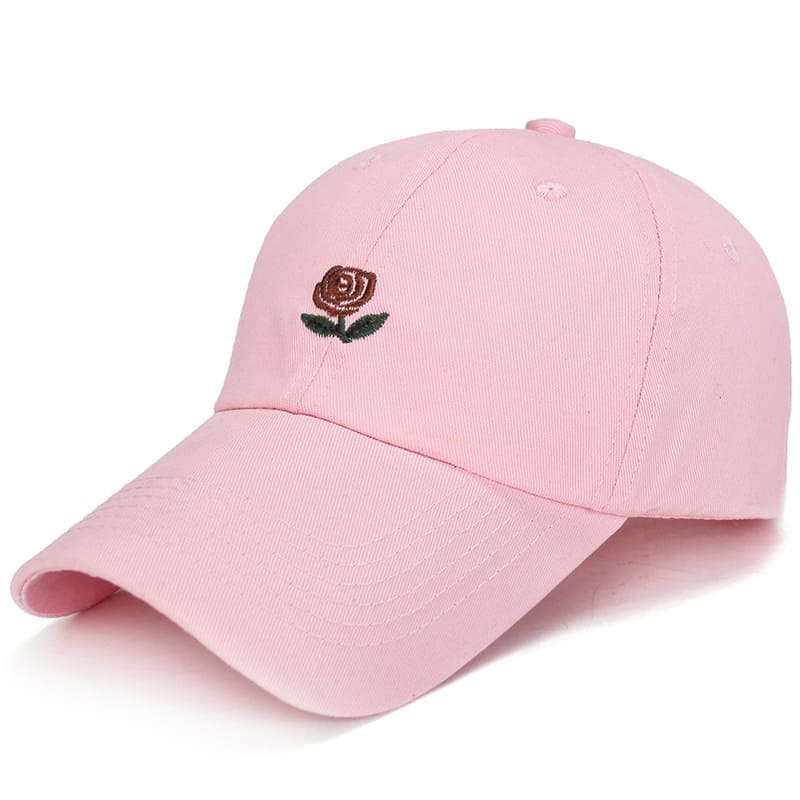 Red Rose Men's Cotton Baseball Cap – view 3