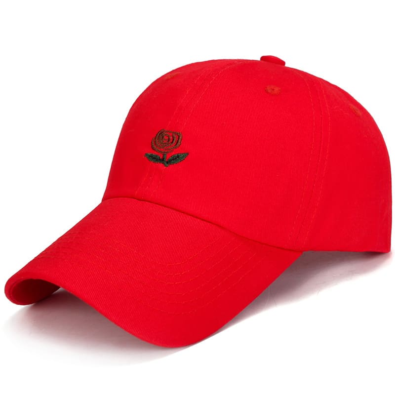 Red Rose Men's Cotton Baseball Cap – view 7