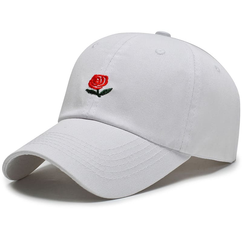 Red Rose Men's Cotton Baseball Cap – view 5