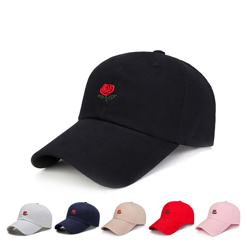 Red Rose Men's Cotton Baseball Cap – view 2
