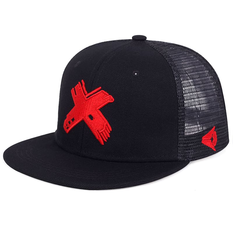 Red X Men's Cotton Snapback Baseball Cap – view 5