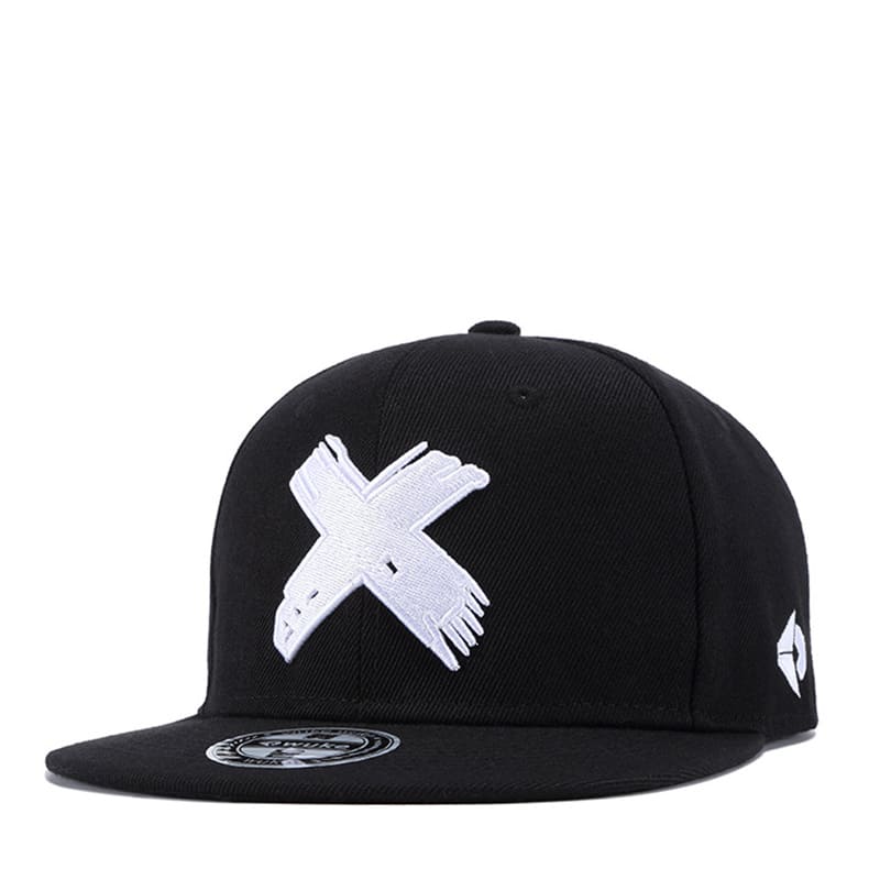 Red X Men's Cotton Snapback Baseball Cap – view 3