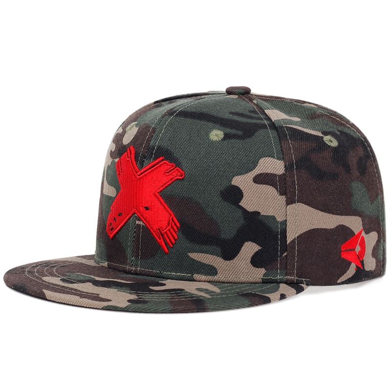 Red X Men's Cotton Snapback Baseball Cap – view 6
