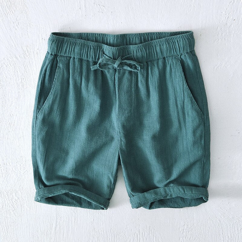 Men's Linen Cotton Blend Casual Shorts – view 3