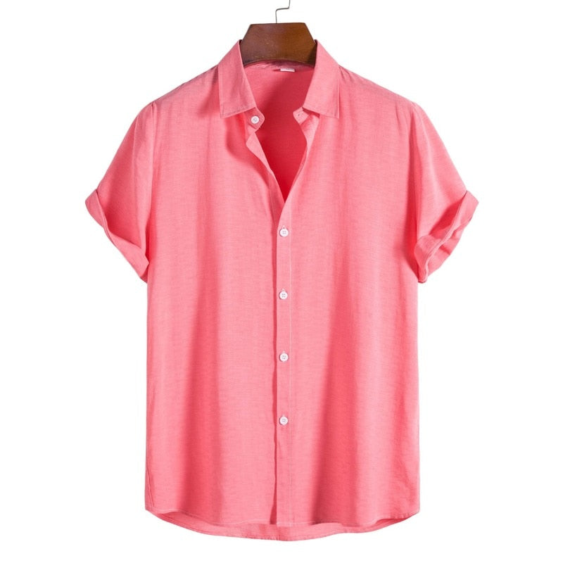 Teresina Men's Cotton Blend Short Sleeve Shirt – view 23