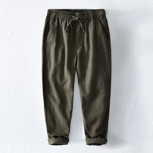 Positano Men's Cotton-Linen Trousers – view 8