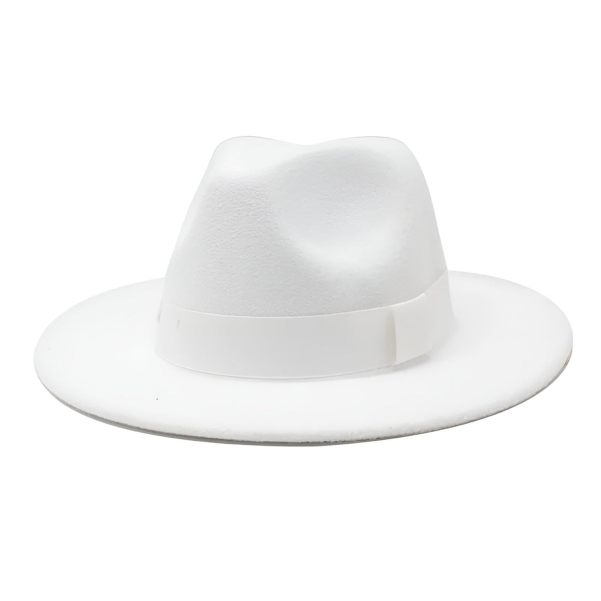 Men's Wool Blend Wide Brim Fedora Hat – view 5