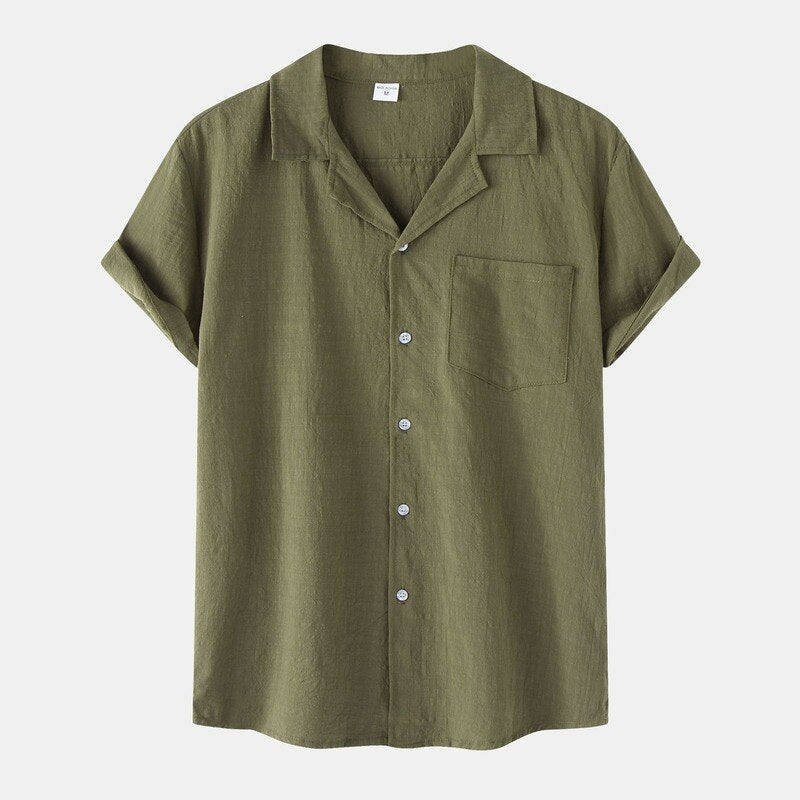 Espinosa Men's Short Sleeve Cotton Shirt – view 4