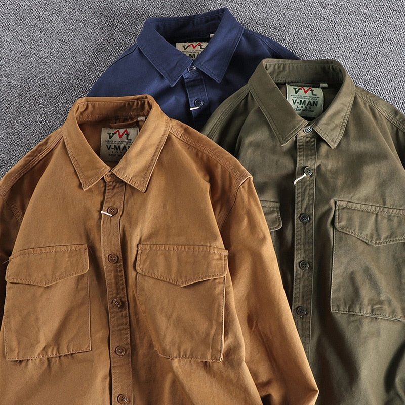 Men's Cotton Cargo Shirt – view 4