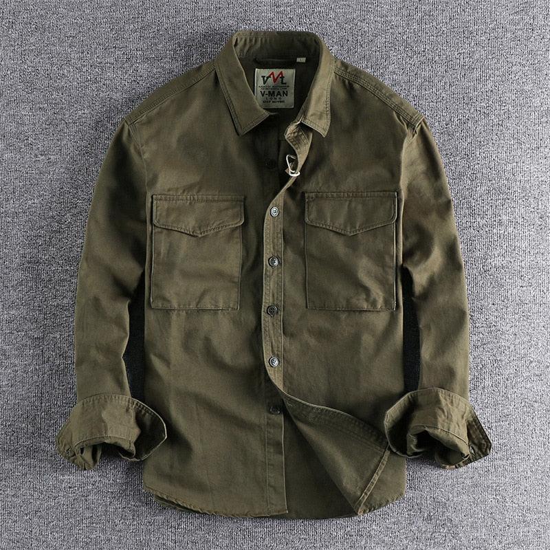 Men's Cotton Cargo Shirt – view 2