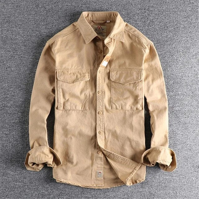 Men's Cotton Cargo Shirt – view 12