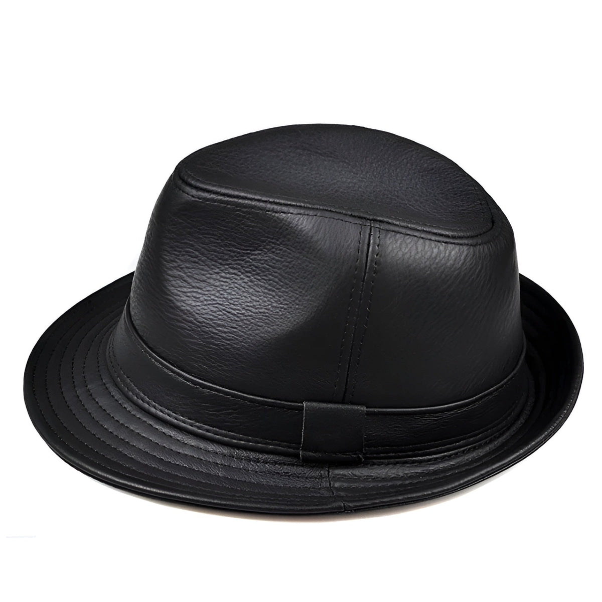 Men's Genuine Leather Trilby Hat – view 6