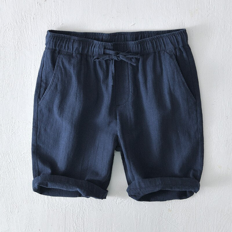 Men's Linen Cotton Blend Casual Shorts – view 5
