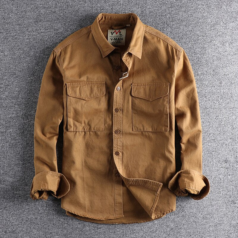 Men's Cotton Cargo Shirt – view 5