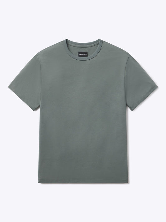 Men's Classic Fit Straight Hem T-Shirt – Soft Everyday Fabric with a Touch More Room | Sage