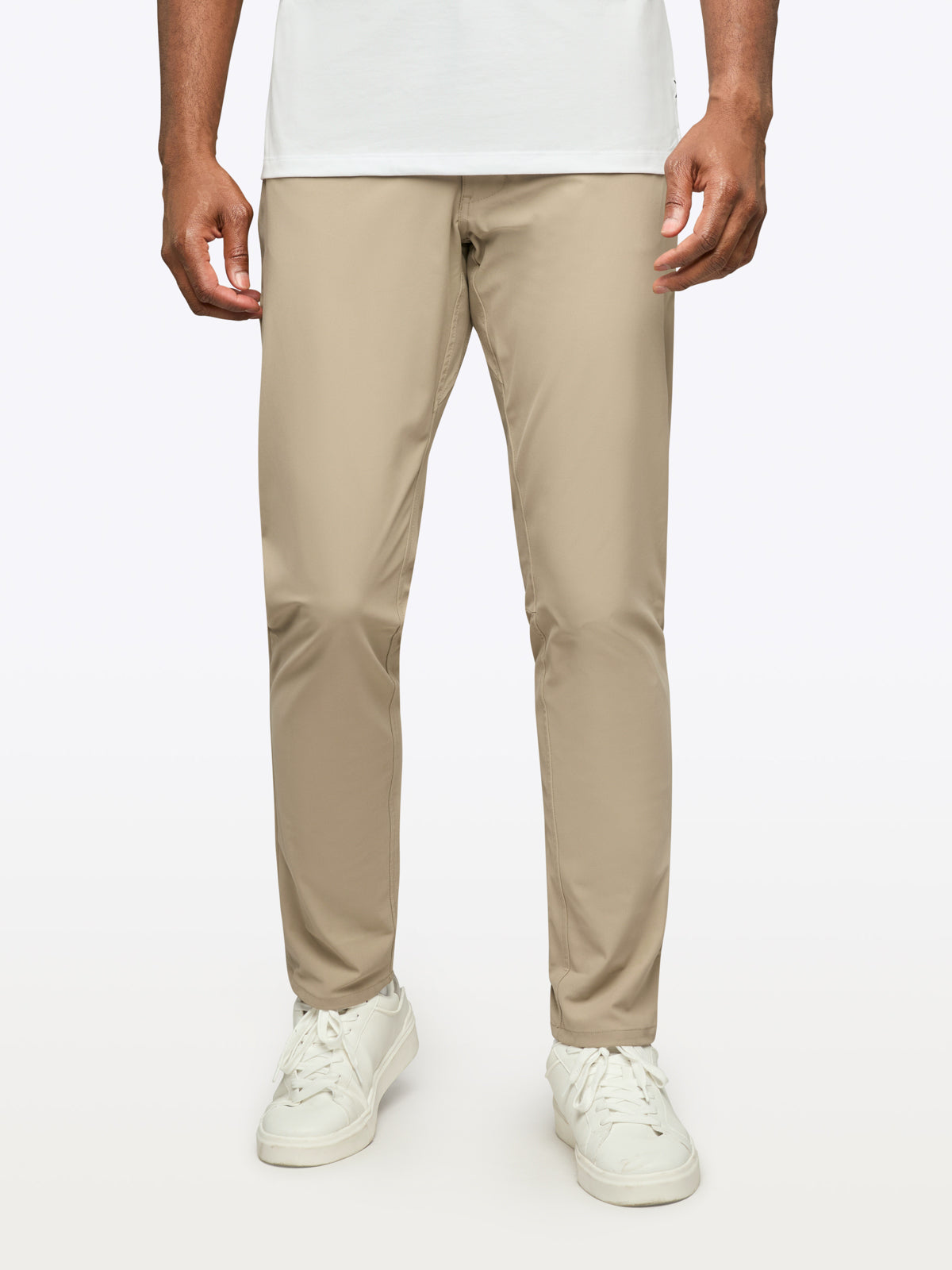 Men's Four-Way Stretch 5-Pocket Trousers in Santal – view 1