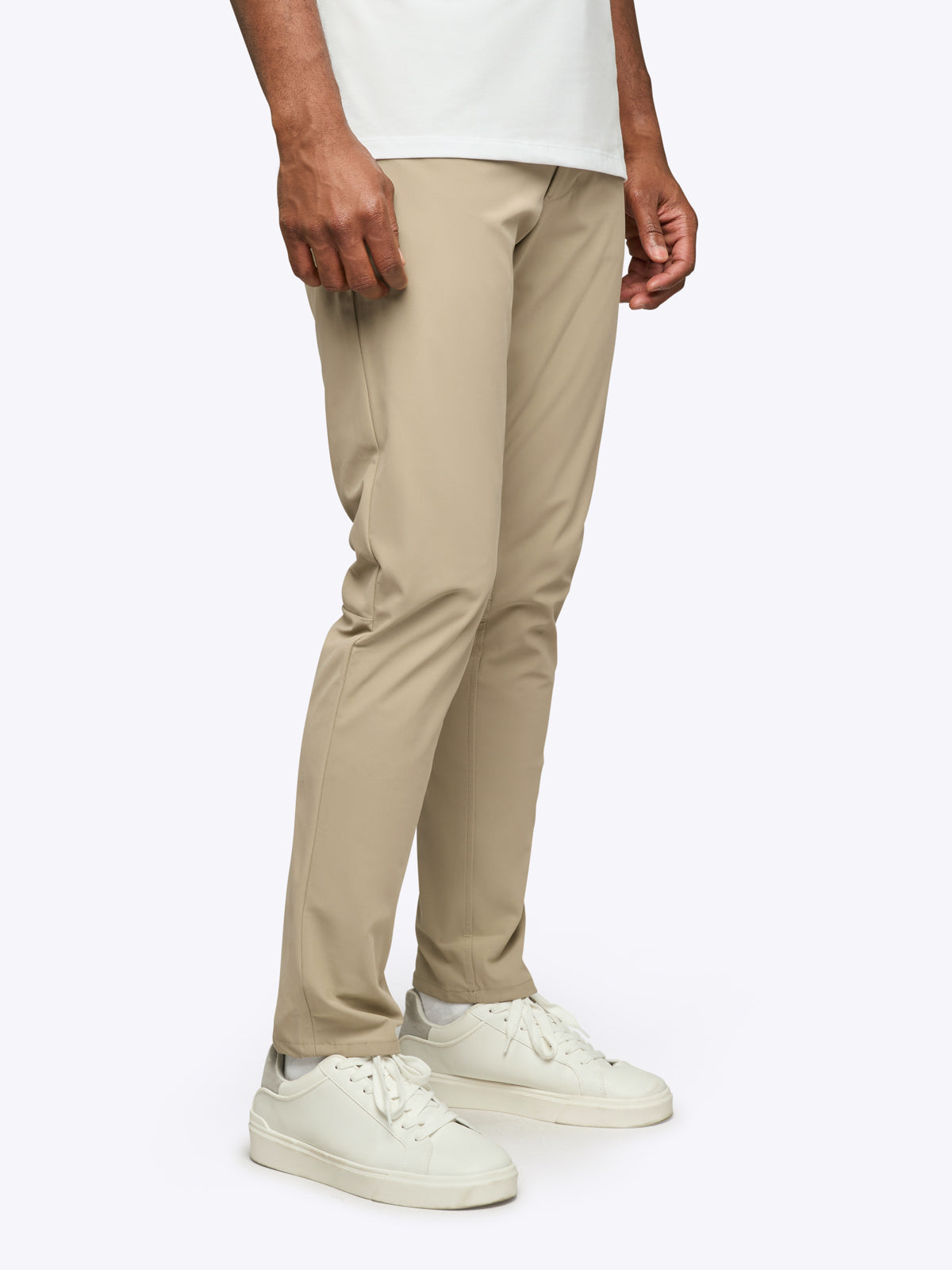 Men's Four-Way Stretch 5-Pocket Trousers in Santal – view 6