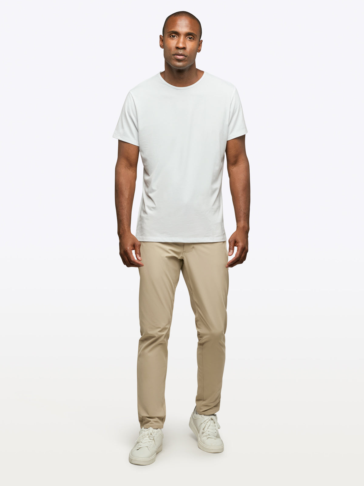 Men's Four-Way Stretch 5-Pocket Trousers in Santal – view 3