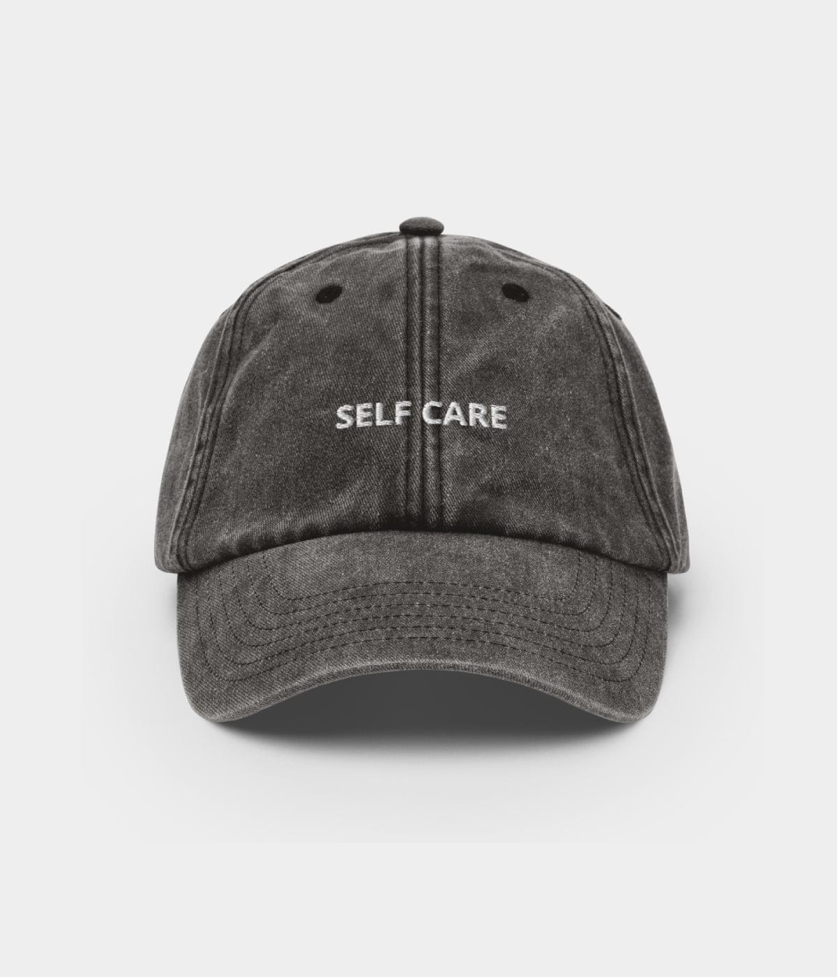 Self Care Men's Embroidered Washed Cotton Baseball Cap – view 1
