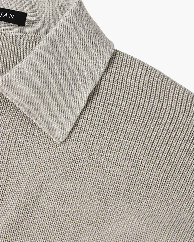 Men's Cotton Half-Zip Collared Jumper – view 7
