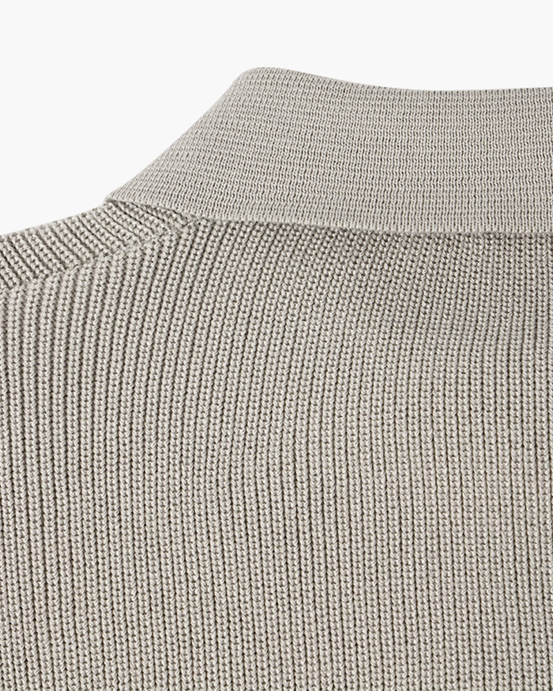 Men's Cotton Half-Zip Collared Jumper – view 8