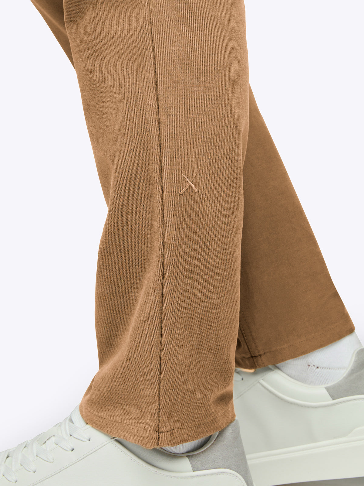 Men's Stretch Chino Trousers – Soft Flexible Fabric, More Give Than Denim, Classic Fit | Saddle