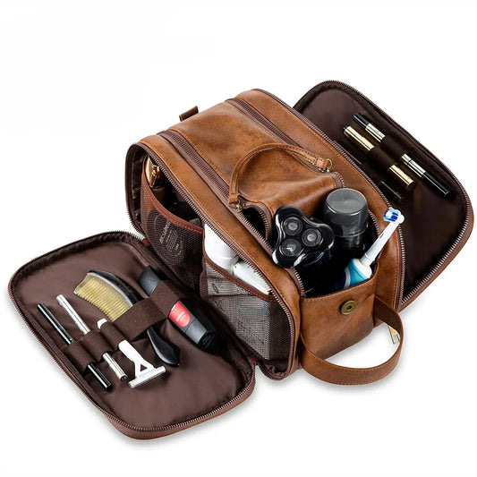 Leather Travel Pouch S034 by SATRI & CO. – product view 1