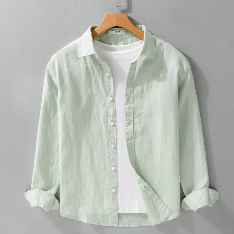 Indaiatuba Men's Linen Shirt – view 8