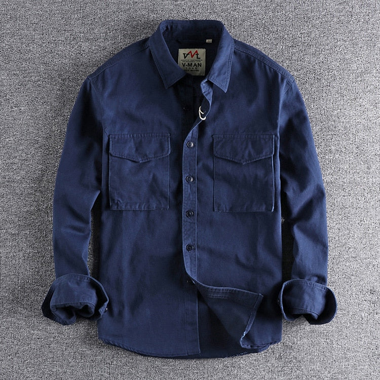 Men's Cotton Cargo Shirt – view 9