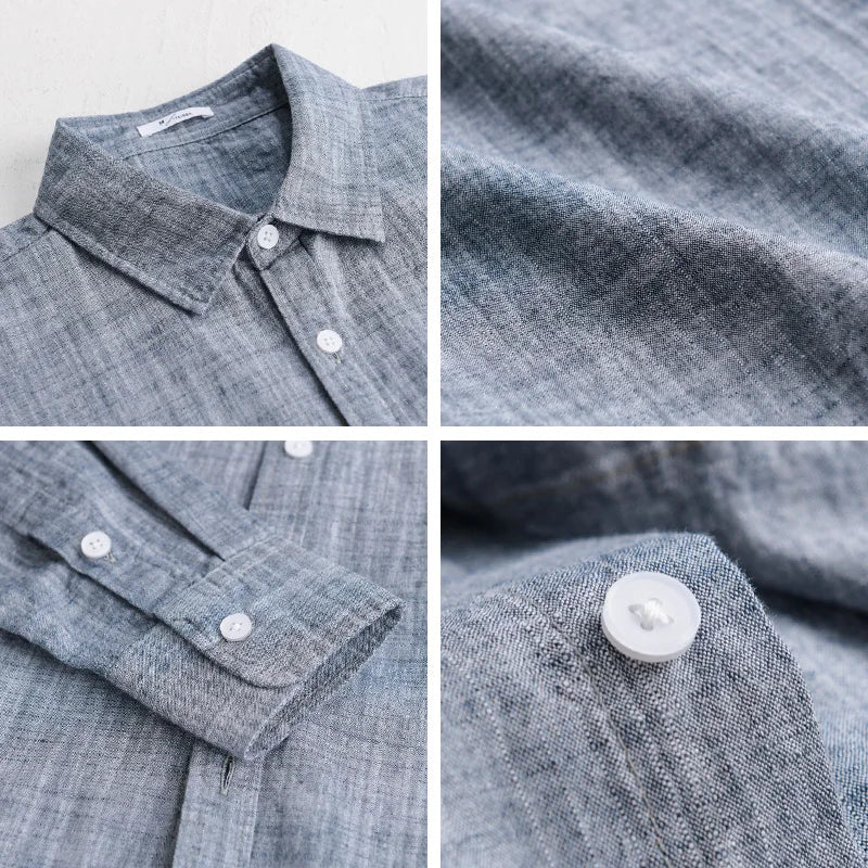 Montreal Men's Linen Shirt – view 3
